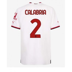 AC Milan Davide Calabria #2 Bortatröja 2022-23 Kortärmad